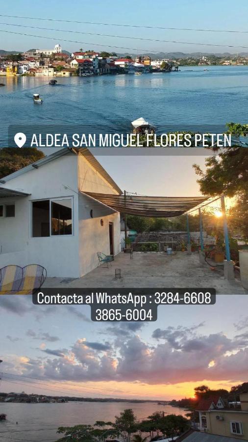 Ferienwohnung Casa Zoila Hospedaje Frente Al Lago Lakefront Lodging Flores Exterior foto